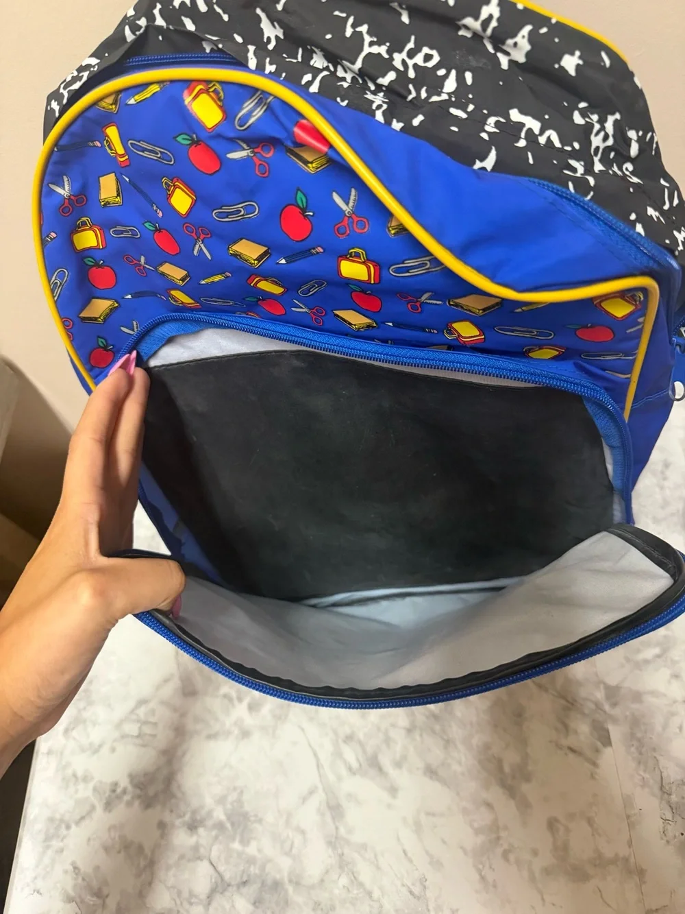 Arthur Kids' Blue & Yellow School Backpack